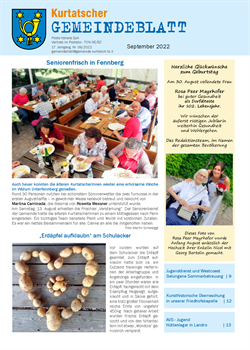 Kurtatscher Gemeindeblatt Nr. 09 - September 2022