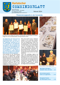 Kurtatscher Gemeindeblatt  Nr. 2 - Februar 2024 (05.02.2024)