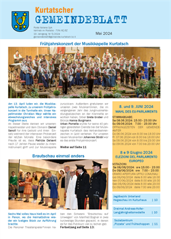 Kurtatscher Gemeindeblatt Nr. 5 - Mai 2024